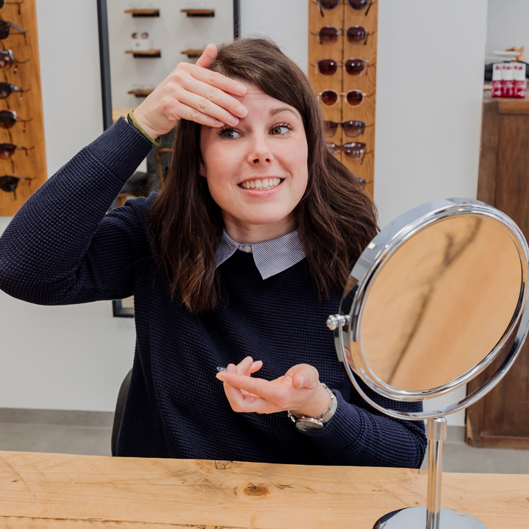 Abholung Anprobe Kontaktlinsen Brillenmeister im Ried